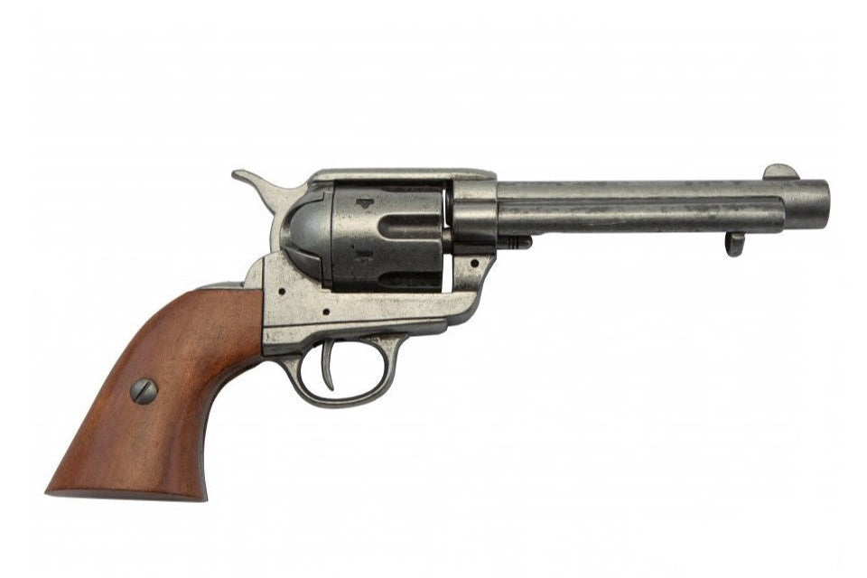 Denix 1873 5.5" Barrel Non-Firing Revolver in Grey - TCN VAULT