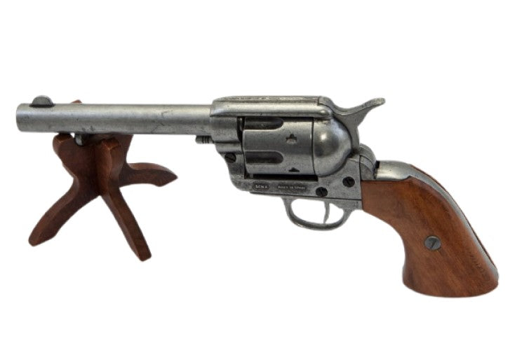 Denix 1873 5.5" Barrel Non-Firing Revolver in Grey - TCN VAULT