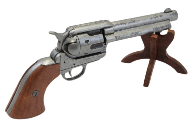Denix 1873 5.5" Barrel Non-Firing Revolver in Grey - TCN VAULT