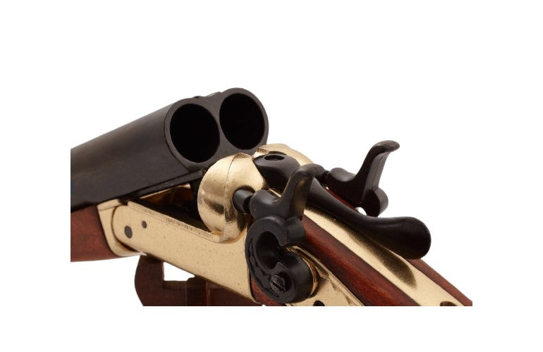 Denix 1881 Howitzer Non-Firing Stage Coach Shotgun in Brass - TCN VAULT