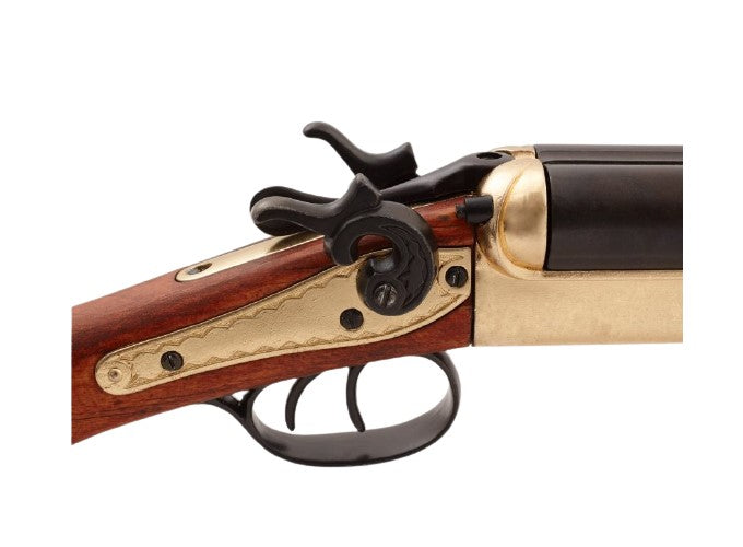Denix 1881 Howitzer Non-Firing Stage Coach Shotgun in Brass - TCN VAULT