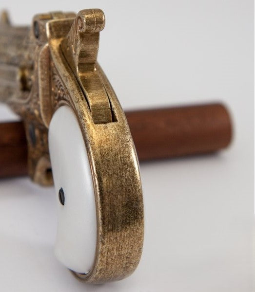 Denix 1866 Gold Engraved Derringer Non-Firing Prop Gun - TCN VAULT