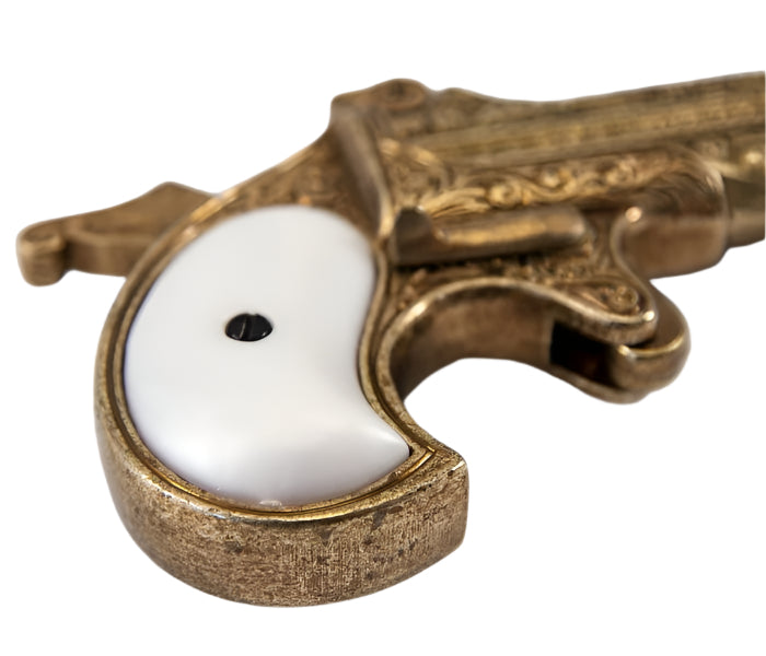Denix 1866 Gold Engraved Derringer Non-Firing Prop Gun - TCN VAULT