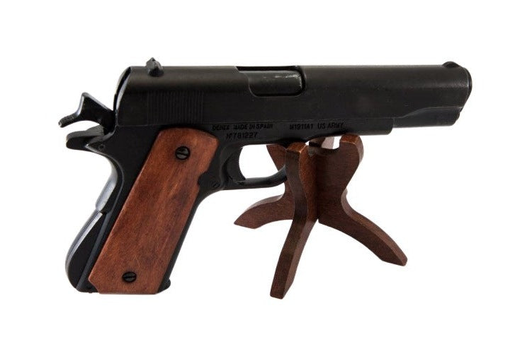 Denix M1911 Non-Firing Replica Prop Gun with Wood Grips - TCN VAULT