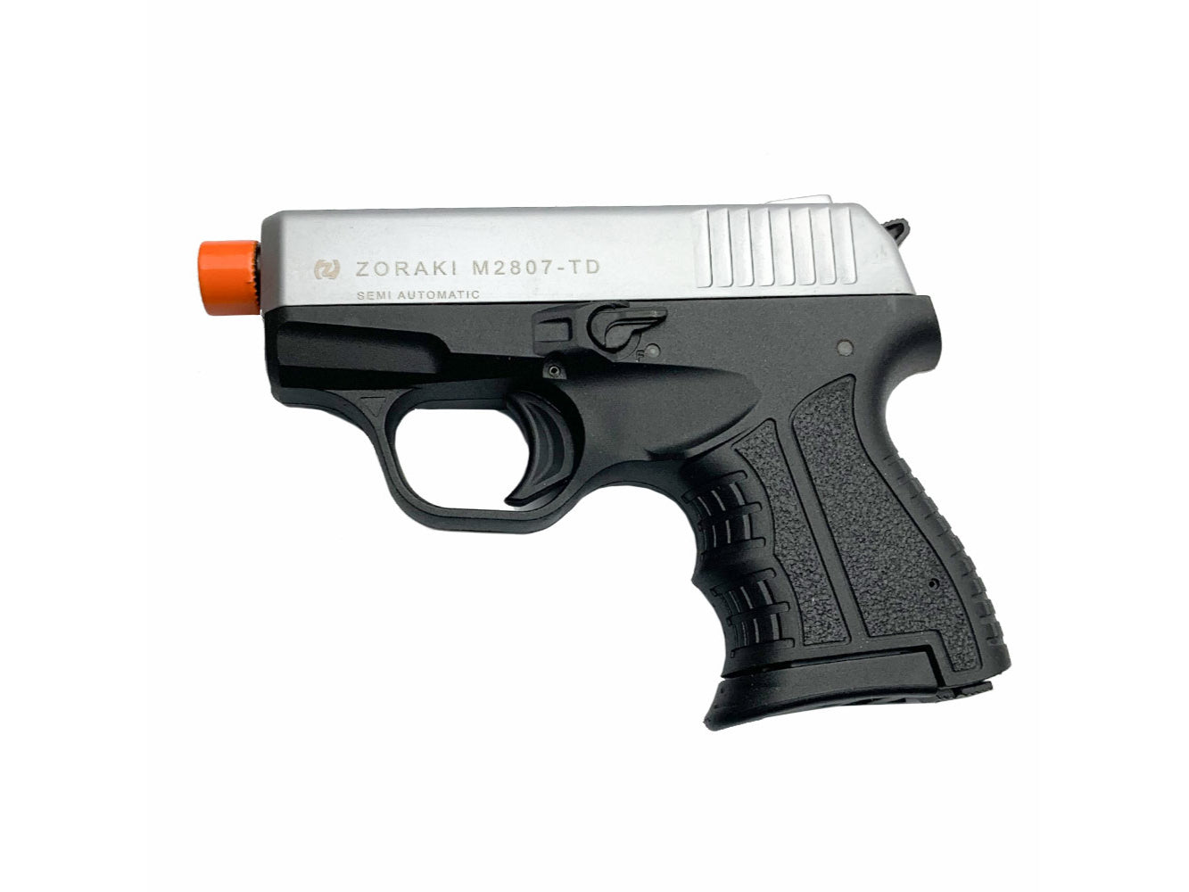Zoraki M2807 8mm Semi-Auto Blank Gun In Silver - TCN VAULT