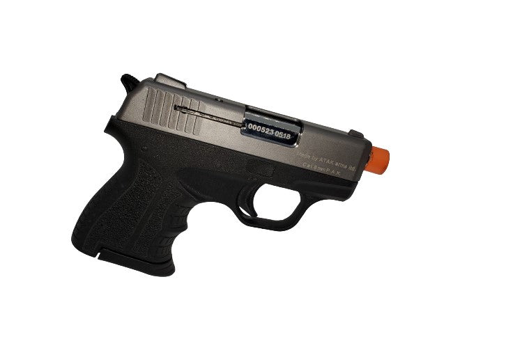 Zoraki M2807 8mm Semi-Auto Front Firing Blank Gun in Fume - TCN VAULT