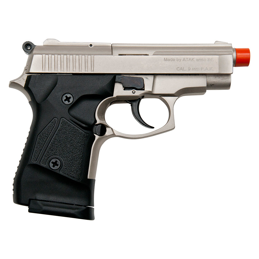 Zoraki M914 Semi-Auto 9mm Blank Firing Gun in Satin - TCN VAULT