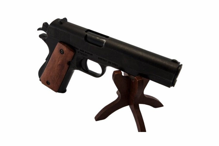 Denix M1911 Non-Firing Replica Prop Gun with Wood Grips - TCN VAULT
