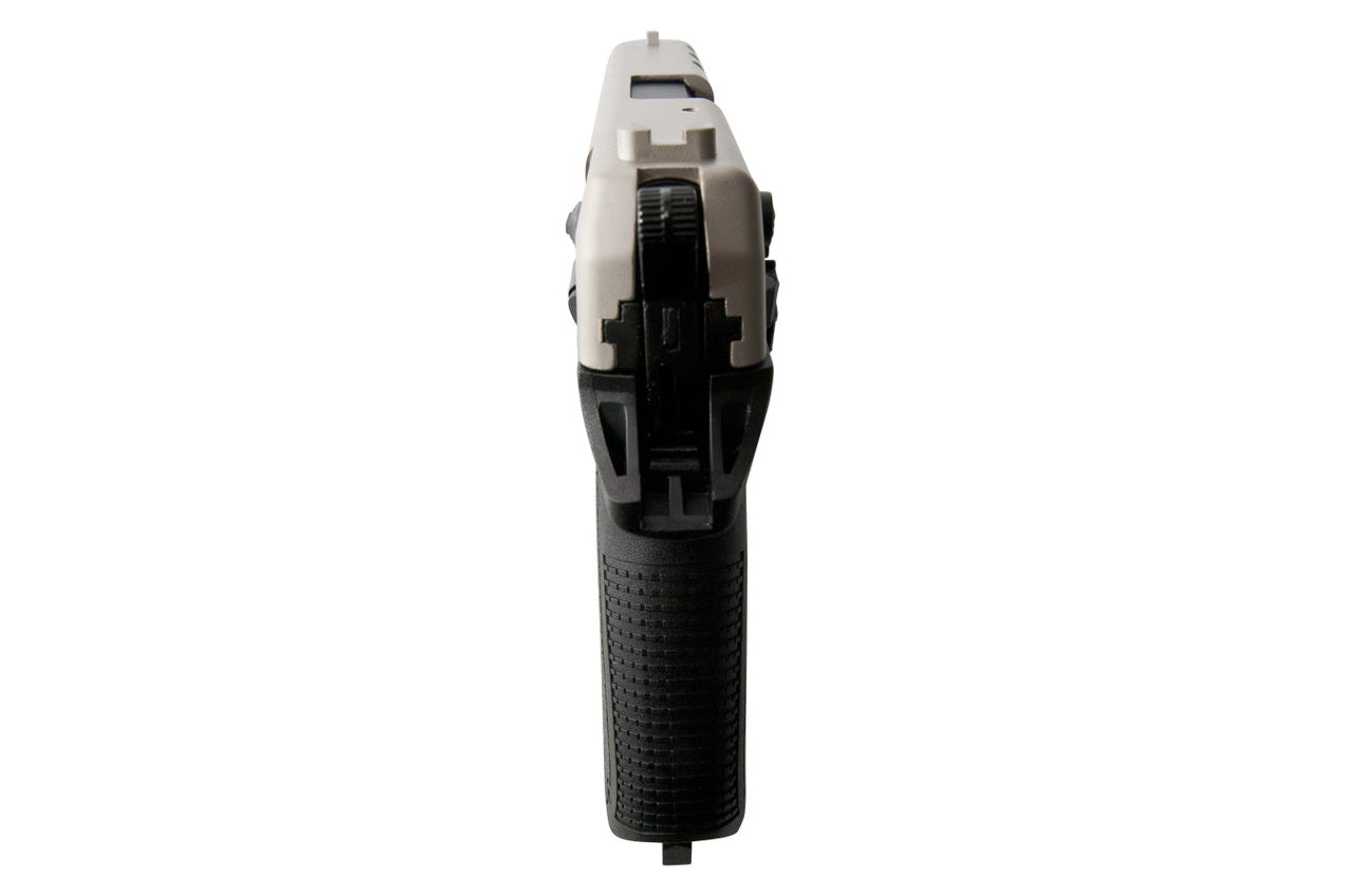 ZORAKI 4918 9MM Semi-Auto Firing Blank Prop Gun in Satin - TCN VAULT