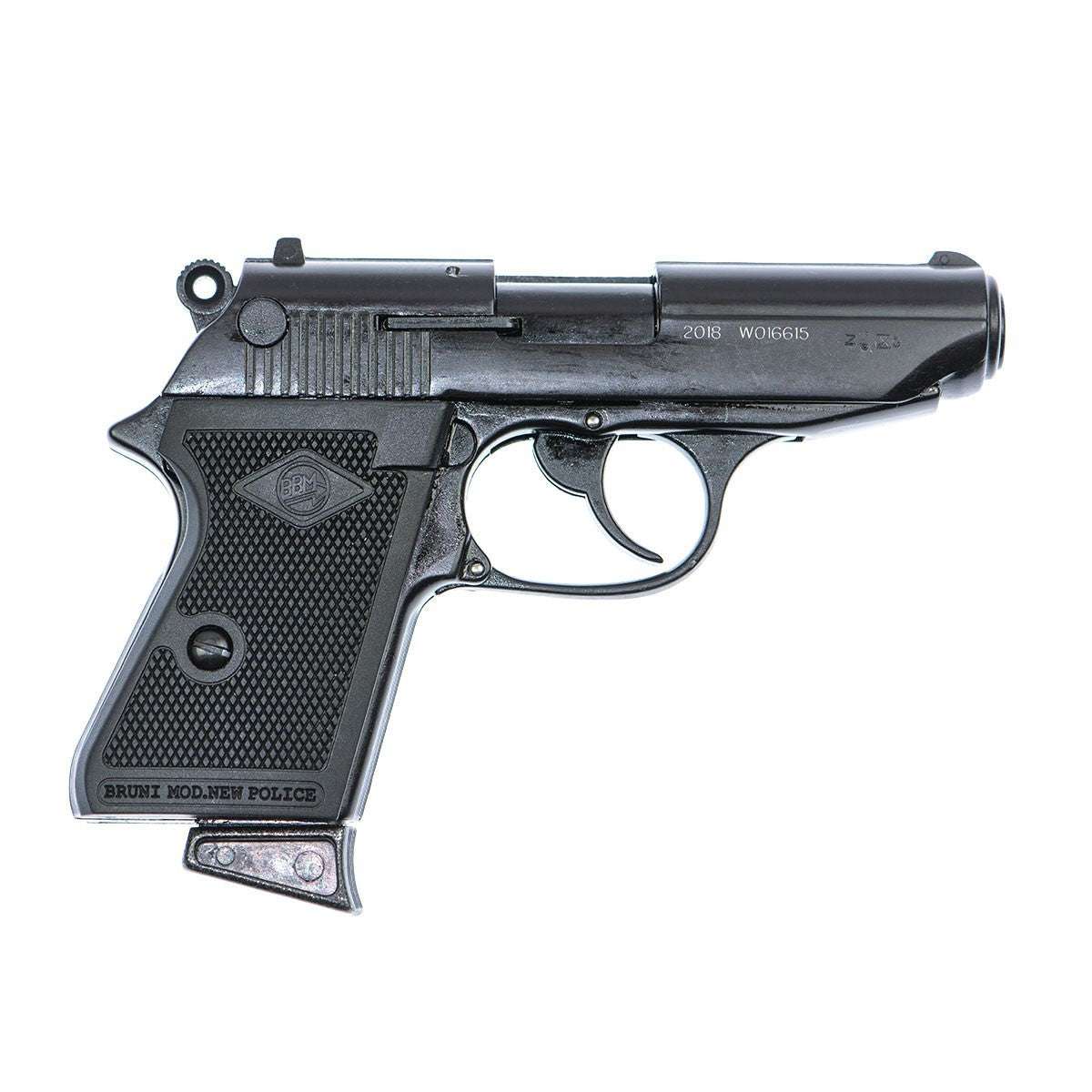 Bruni Police 9mm Walther PPK Replica Blank Gun in Black - TCN VAULT