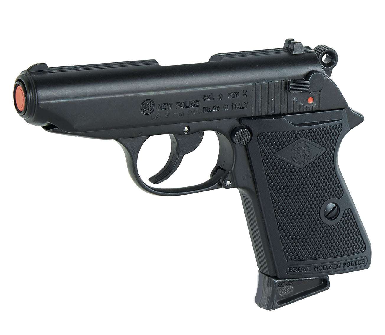 Bruni Police 9mm Walther PPK Replica Blank Gun in Black - TCN VAULT