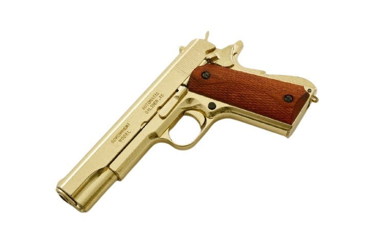 Denix 1911 Field-Strippable Non-Firing Replica Gun in Gold - TCN VAULT