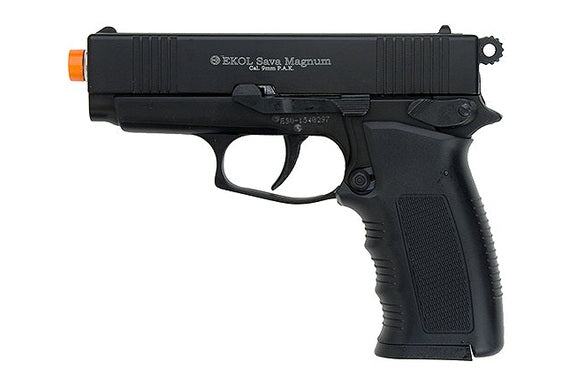EKOL SAVA Magnum 9mm Semi-Auto Blank Gun in Black - TCN VAULT