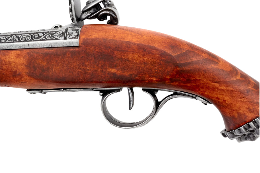 Denix 18TH Century Antique Grey Finish Non-Firing Flintlock Pistol