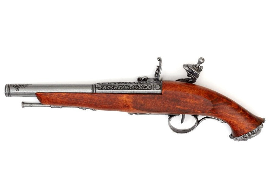 Denix 18TH Century Antique Grey Finish Non-Firing Flintlock Pistol