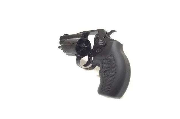 Bruni 380 3 inch Barrel Blank Firing Revolver in Black Finish