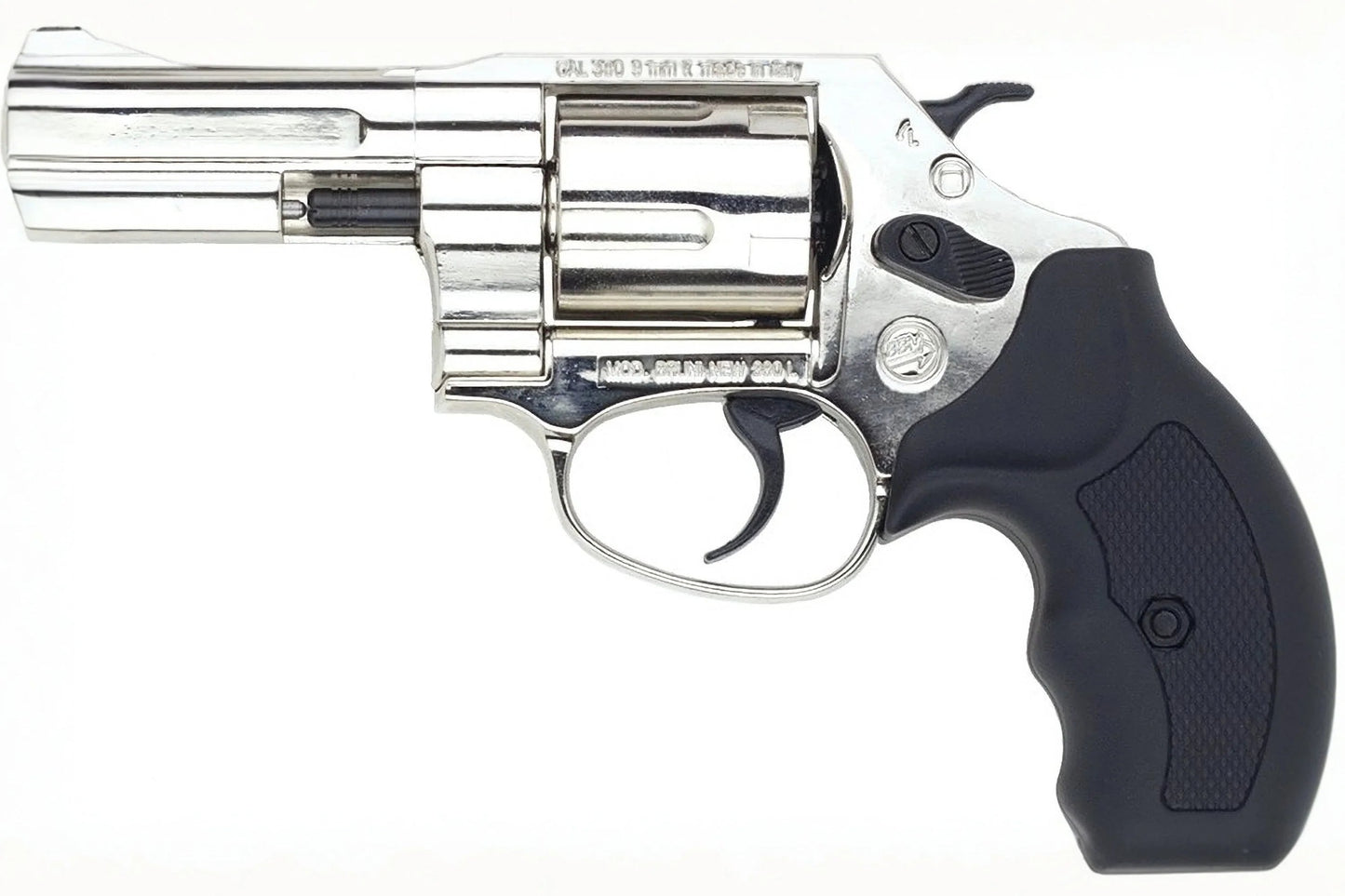 Bruni Blank Firing Revolver 380 Special in Nickel