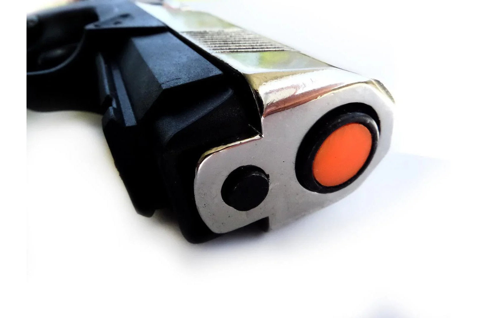 Bruni 9mm P4 Storm Blank Firing Gun in Nickel