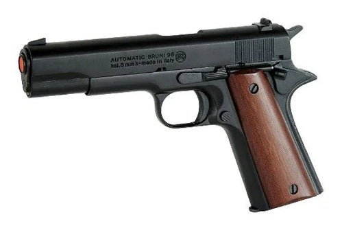 Bruni M1911 Automatic Top Firing Blank Gun in Black