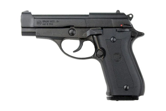 Bruni M84 Semi Automatic Top Firing Blank Gun In Black
