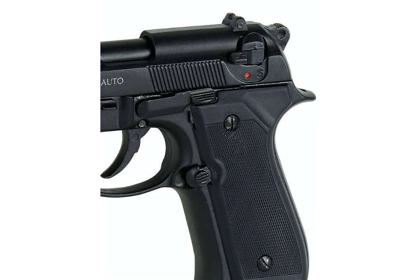 Bruni M92 Full Automatic Top Firing Blank Gun in Black