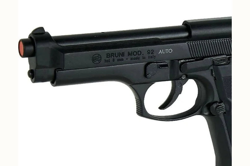 Bruni M92 Full Automatic Top Firing Blank Gun in Black