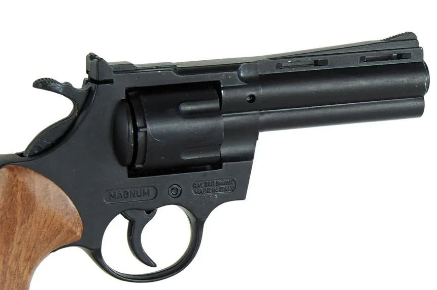 Bruni 9mm Blank Firing Revolver 357 Magnum in Black