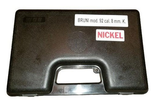 Bruni 92 Semi Automatic Top Firing Blank Gun In Nickel Finish