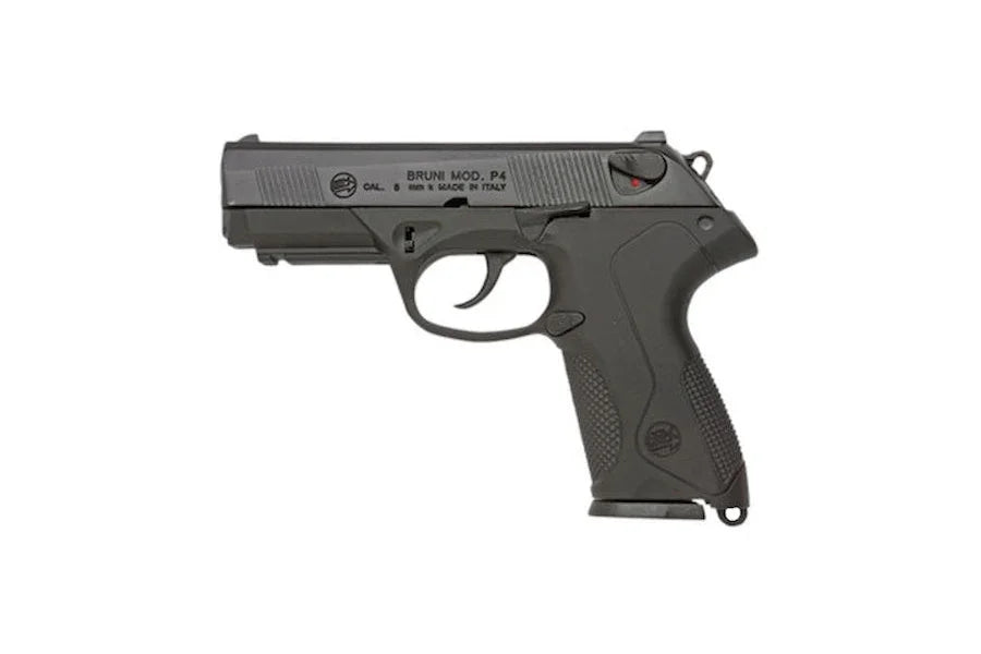 Bruni 8mm P4 Storm Top Firing Blank Gun In Black