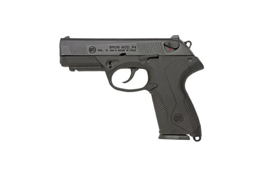 Bruni 8mm P4 Storm Top Firing Blank Gun In Black