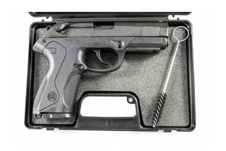 Bruni P4 Storm 9mm Semi-Auto Top Firing Blank Gun in Black