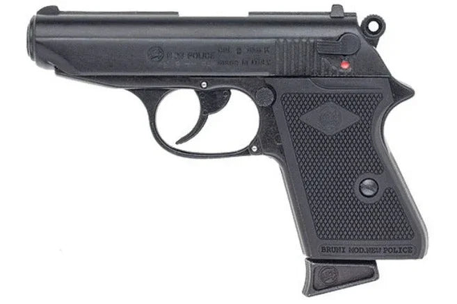 Bruni Police 9mm Walther PPK Replica Blank Gun in Black
