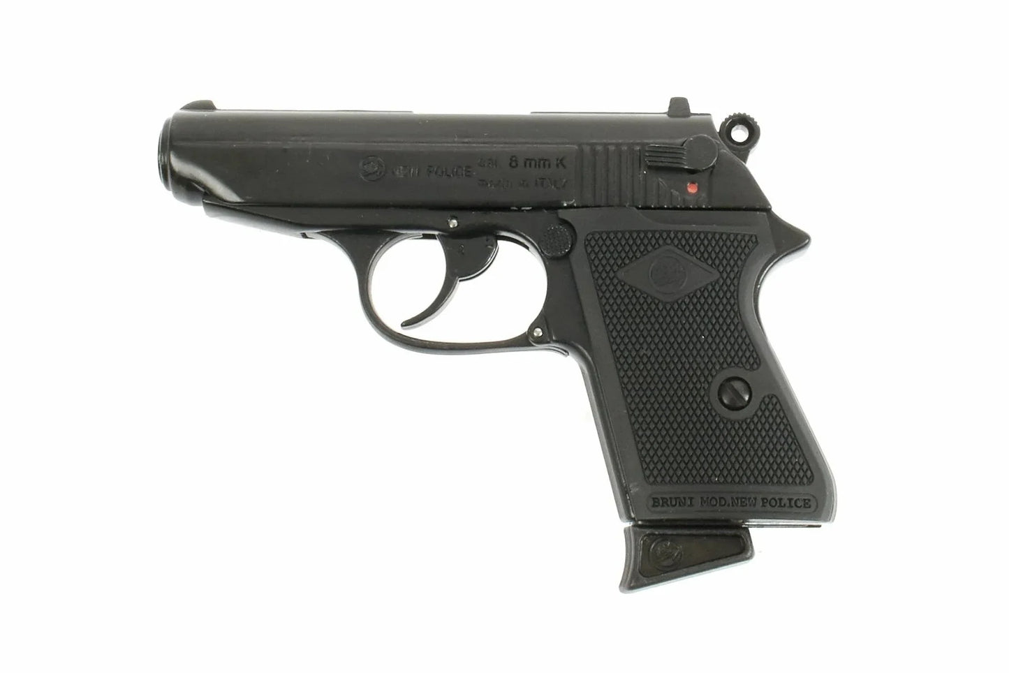 Bruni Police Walther PPK Replica Blank Gun in Black