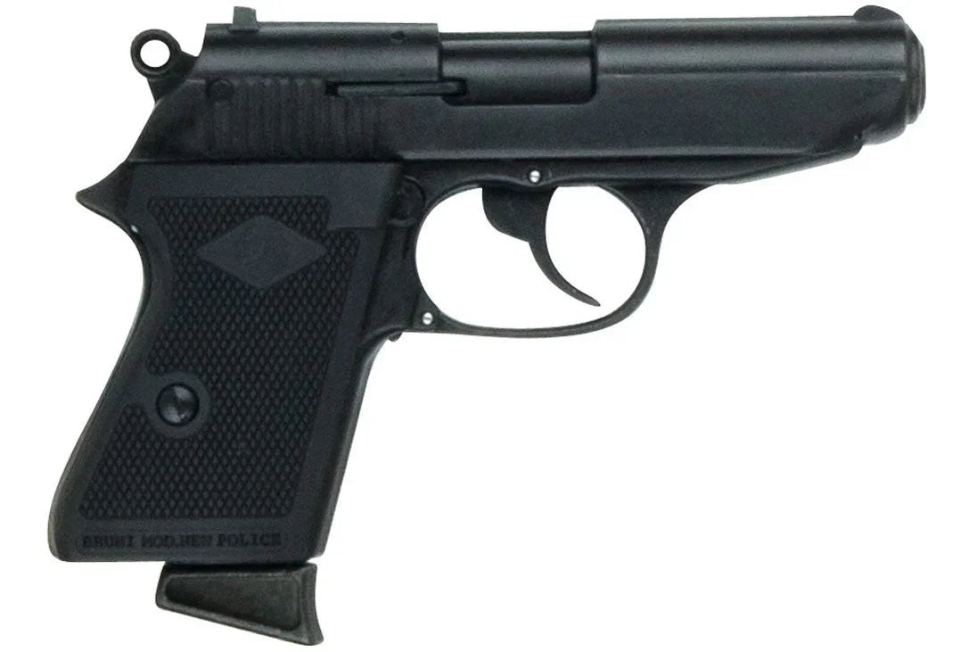 Bruni Police Walther PPK Replica Blank Gun in Black