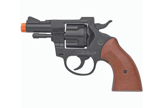 Bruni Starter Blank Pistol Revolver In Blued Finish