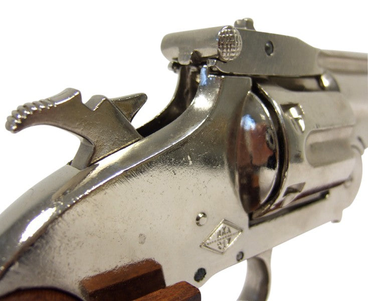 Denix 1869 Schofield Non-Firing Replica Revolver in Nickel - TCN VAULT