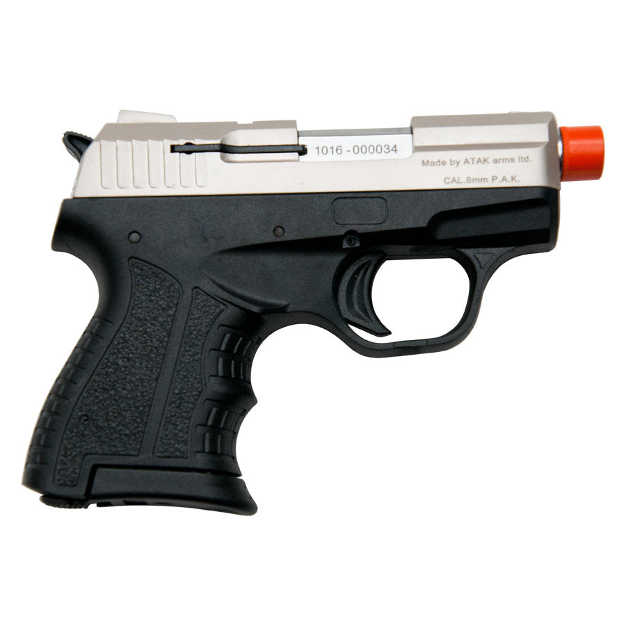 Zoraki M807 8mm Semi-Auto Blank Gun In Satin - TCN VAULT