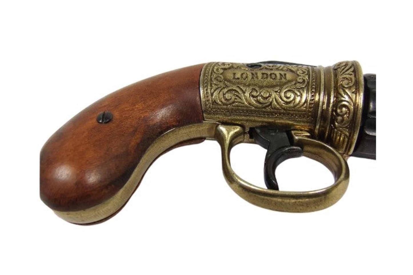 Denix 1840 6 Barrel Pepper-Box Non-Firing Revolver