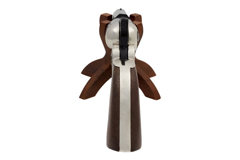 Denix 1849 Dragoon Non-Firing Prop Revolver In Nickel