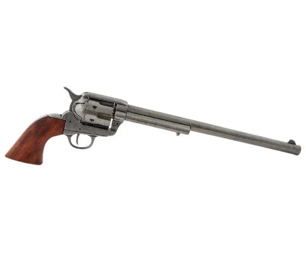 Denix 1873 Buntline Special Non-Firing Replica Revolver in Gray