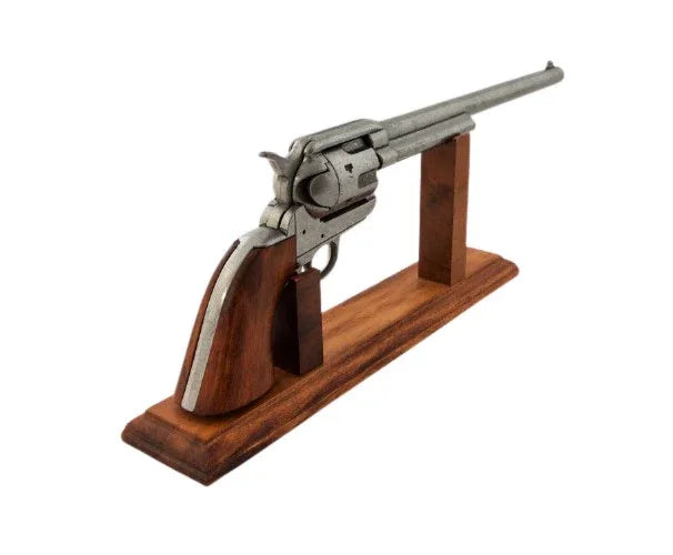 Denix 1873 Buntline Special Non-Firing Replica Revolver in Gray