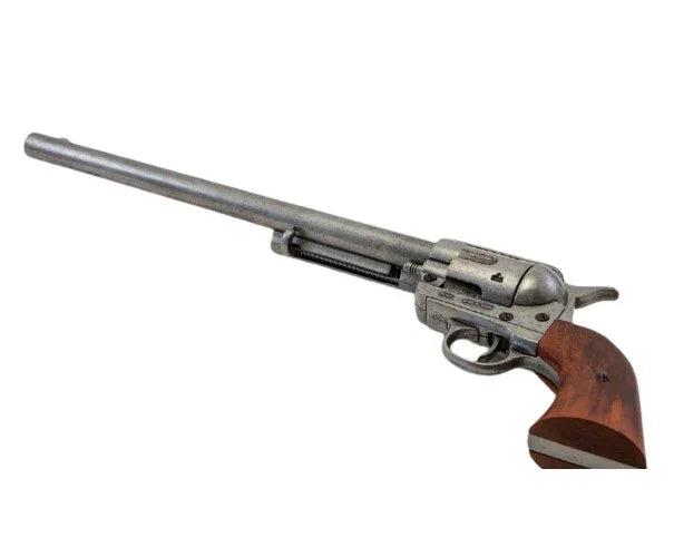 Denix 1873 Buntline Special Non-Firing Replica Revolver in Gray