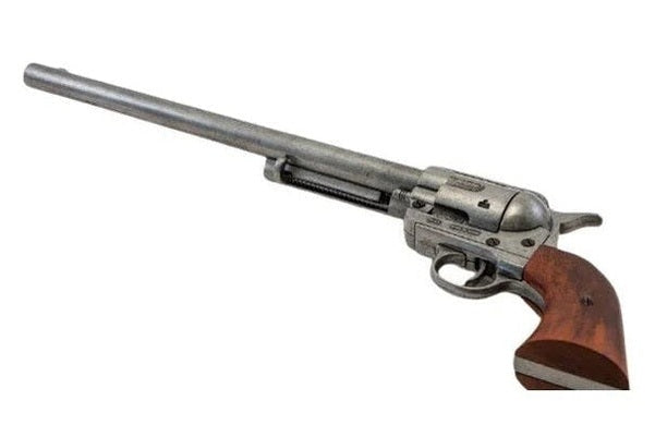 Denix 1873 Buntline Special Non-Firing Replica Revolver in Gray