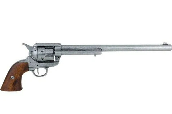 Denix 1873 Buntline Special Non-Firing Replica Revolver in Gray