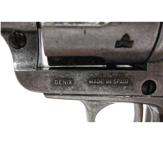 Denix 1873 Buntline Special Non-Firing Replica Revolver in Gray