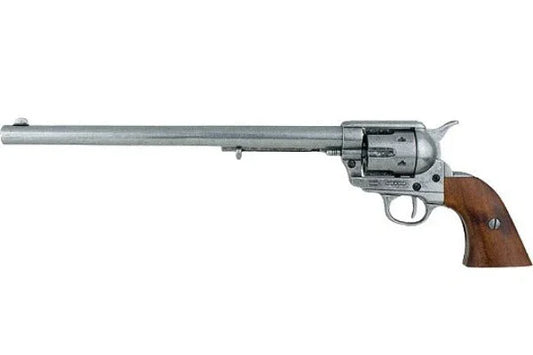 Denix 1873 Buntline Special Non-Firing Replica Revolver in Gray