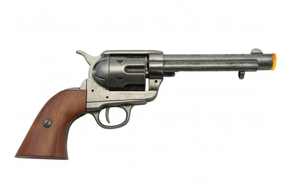 Denix 1873 5.5" Barrel Non-Firing Revolver in Grey