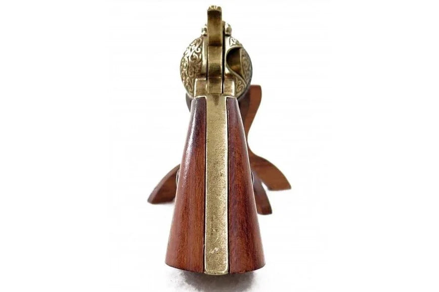 Denix 1873 Peacemaker Non-Firing Revolver with Gold Engravings