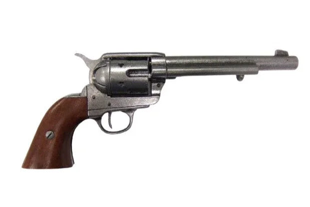 Denix 1873 SAA Non-Firing Cavalry Revolver In Gray