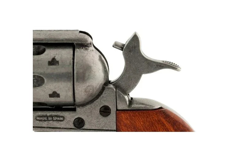 Denix 1873 SAA Peacemaker Non-Firing Revolver in Gray